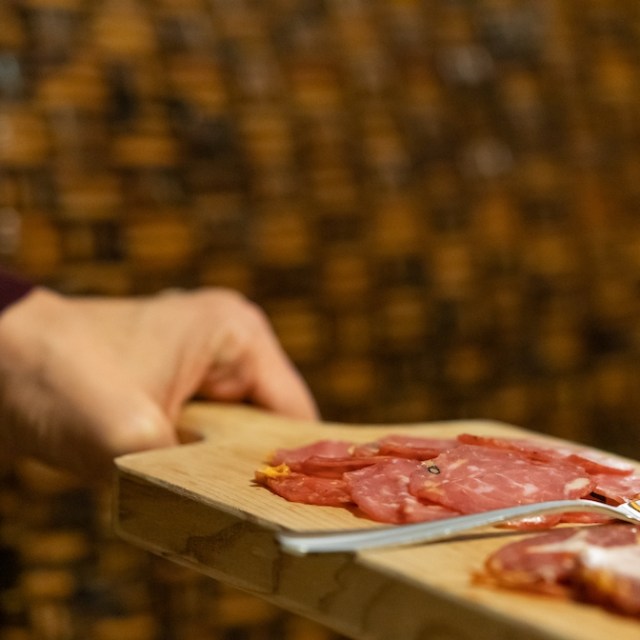 Platter of cold meats