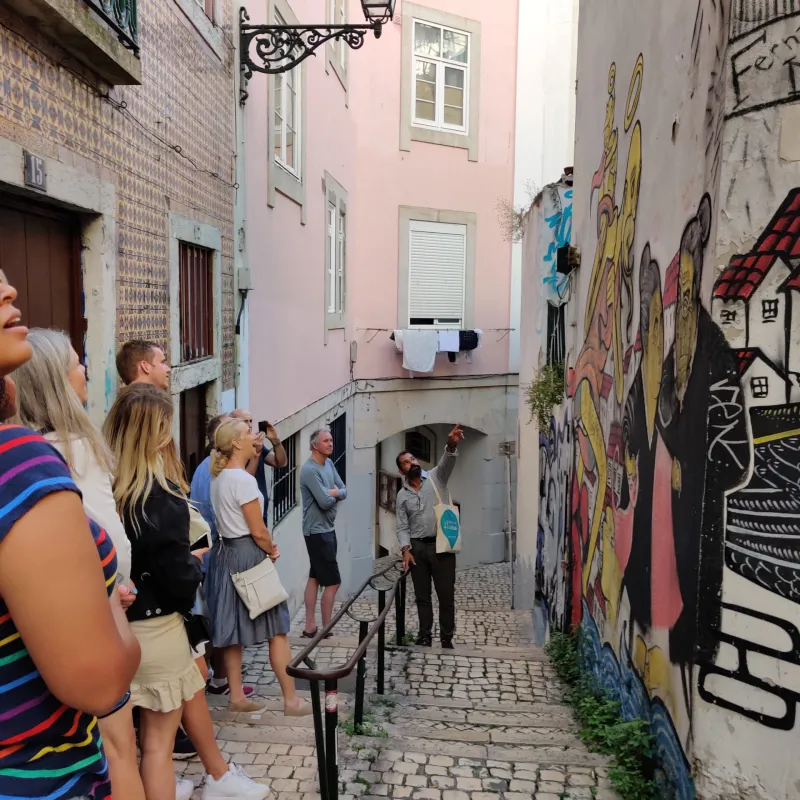 Lisbon Food Tour - Street art