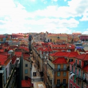 Views of Lisbon from Pollux Terrace