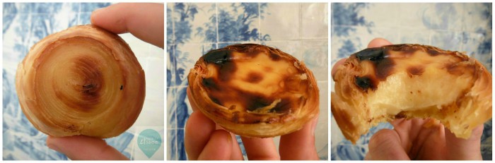 Pastel de nata pictures collage
