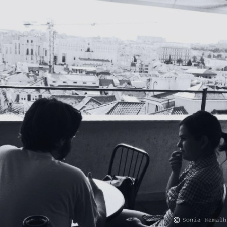 Chilling at Pollux Terrace Lisbon