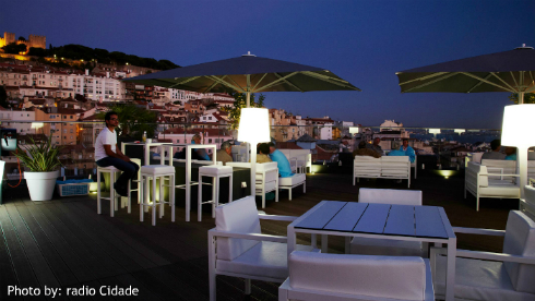 Rooftop Bar Hotel Mundial Lisbon