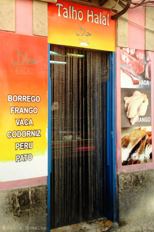 Halal food shop in Lisbon