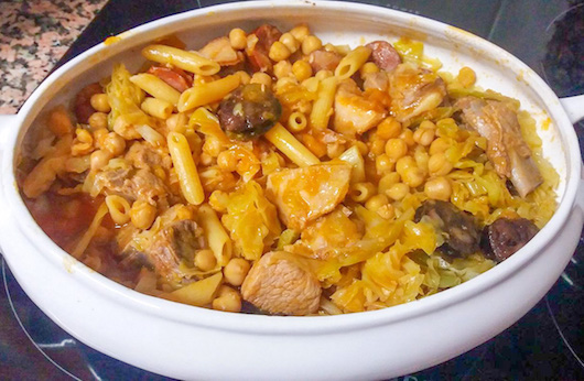 a bowl of food on a plate