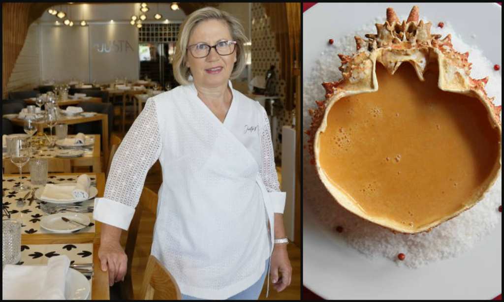 Portuguese female chef Justa Nobre