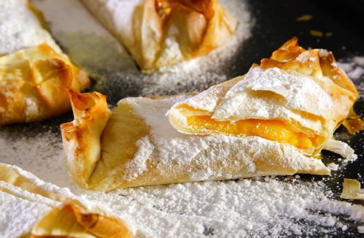 a close up of a piece of bread