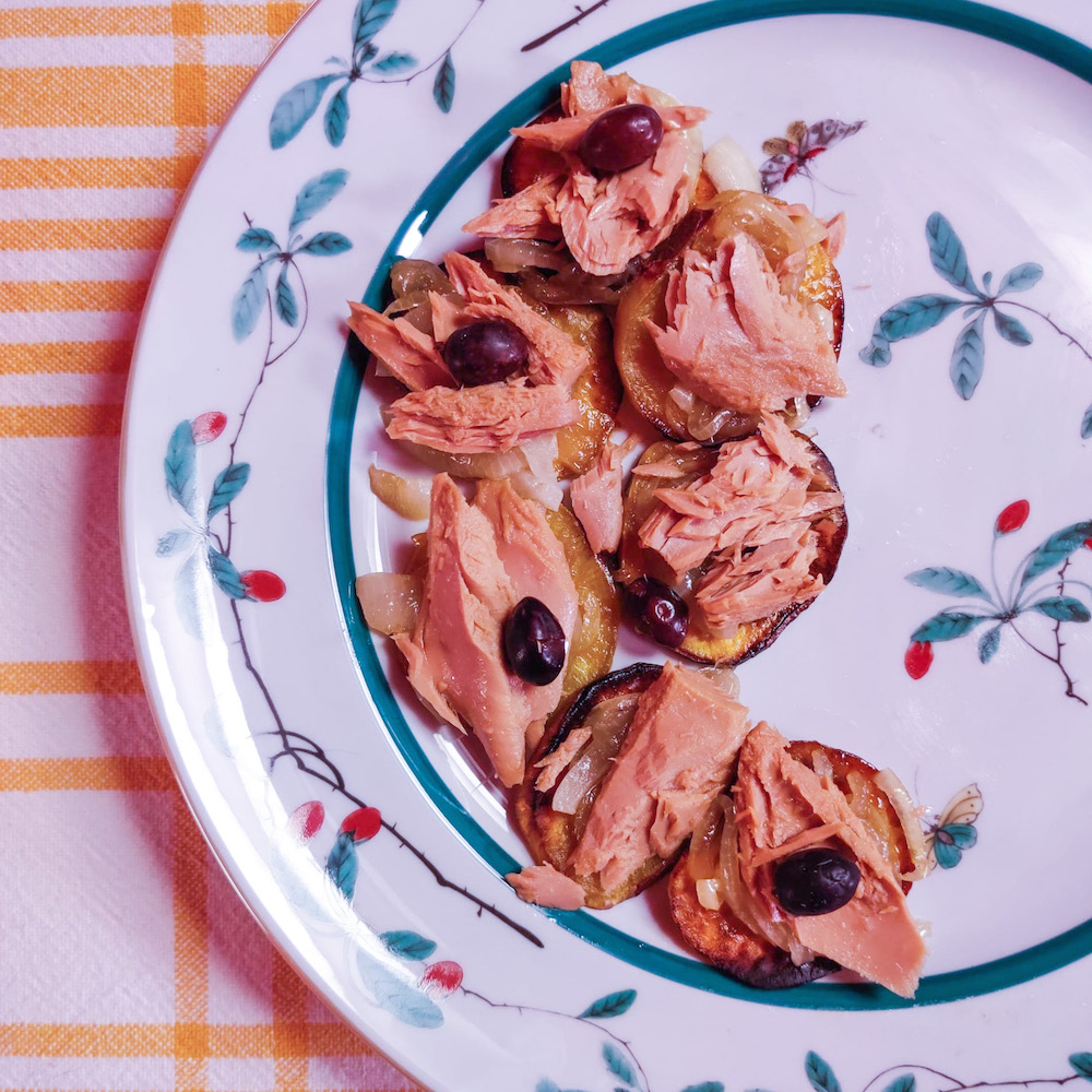 a plate of food