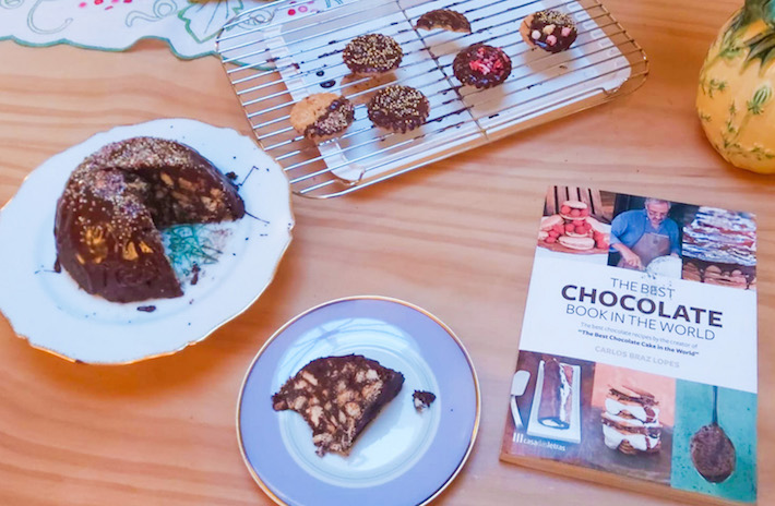 a plate of food on a table