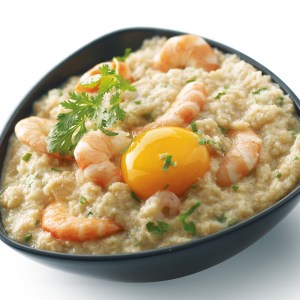 a plate of food with broccoli