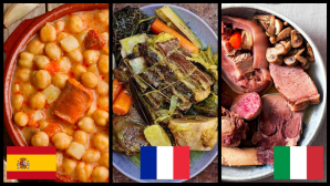 Cozido is part of gastronomy and anthropology of southern Europe country such as Portugal, Spain, France and Italy.