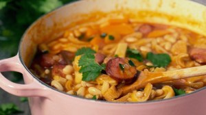 Portuguese homestyle winter food