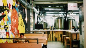 a group of people in a room