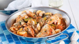 a bowl of food on a plate