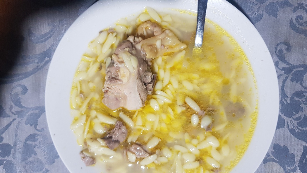 a bowl of food on a plate