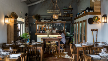 a dining room table