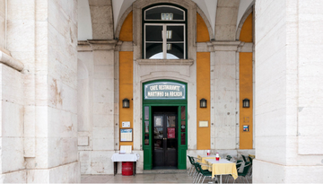 Martinho da Arcada front at day