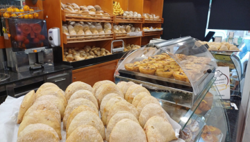 a store filled with cakes
