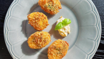 a plate of food