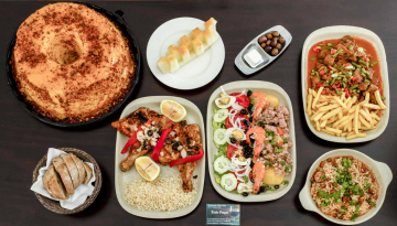a bunch of food on a plate