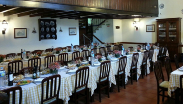 a dining room table