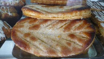 a close up of food