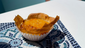 a piece of cake on a plate