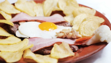 a plate of food