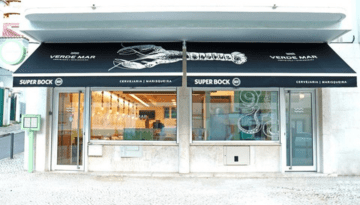 a store front at day