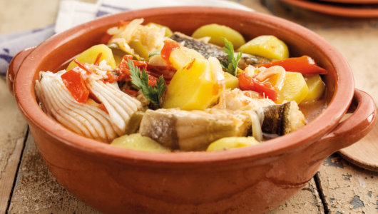 a bowl of food on a plate
