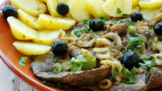 a plate of food