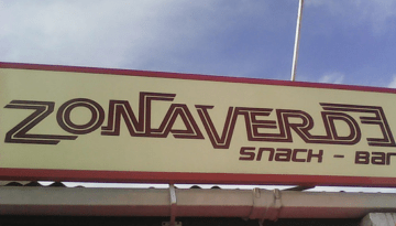 a close up of a sign