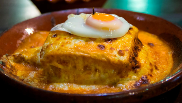 a close up of a plate of food