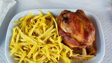 a plate of food