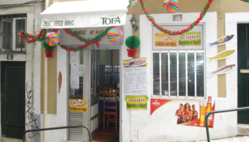 a store inside of a building