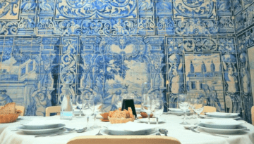a dining table