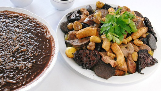 a plate of food