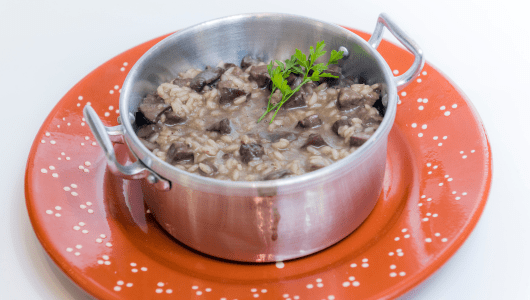 a bowl of food on a plate