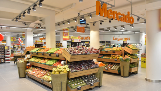 a store filled with lots of food